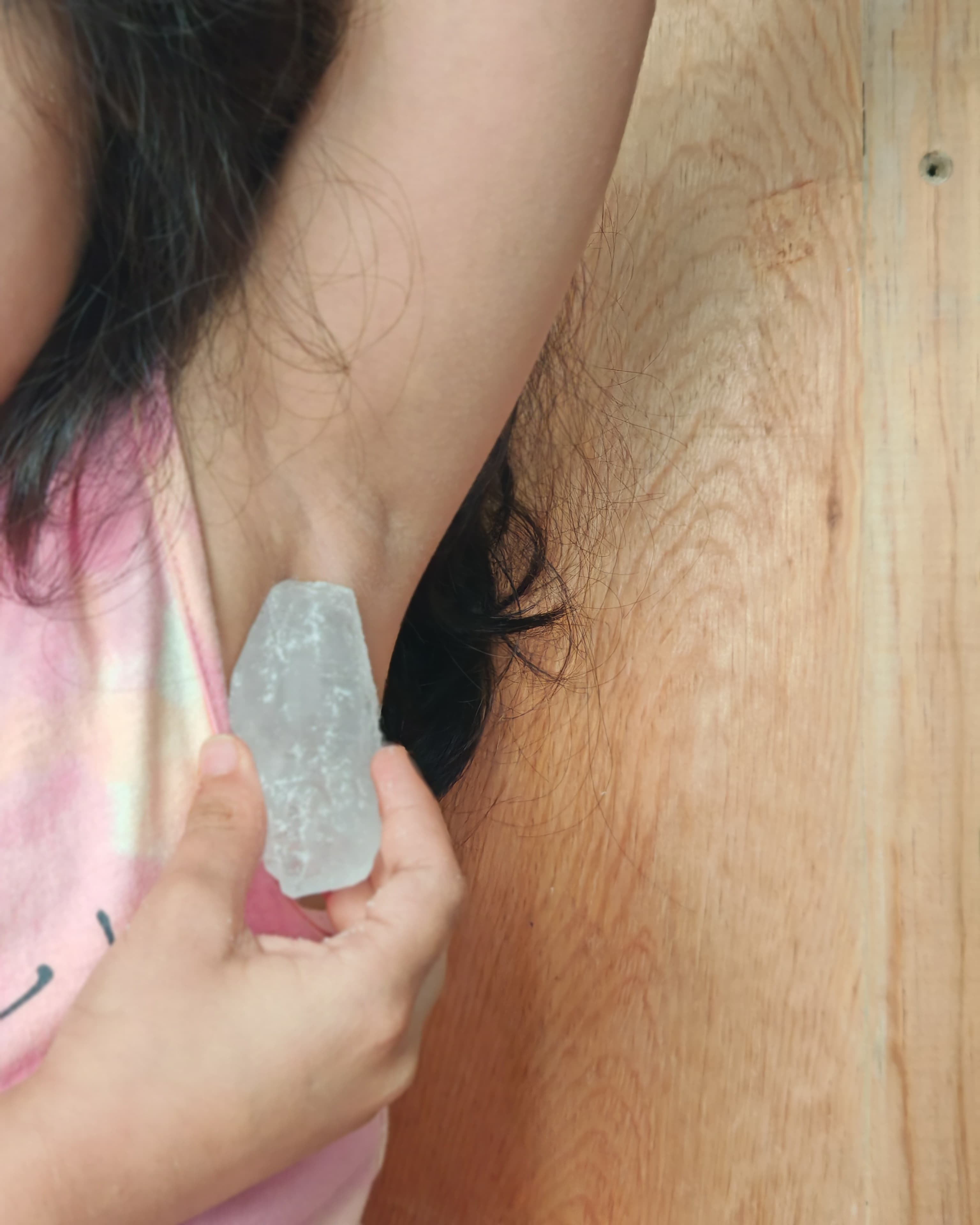 Piedra Alumbre en uso